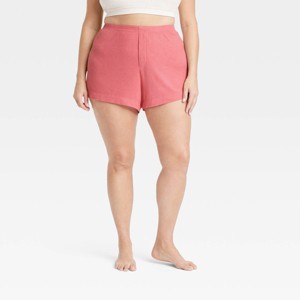 Women's Cozy Ribbed Shorts - Auden™ - 1 of 3