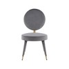 Meridian Furniture,Brandy Velvet Dining Chair, Set of 2 - 3 of 4
