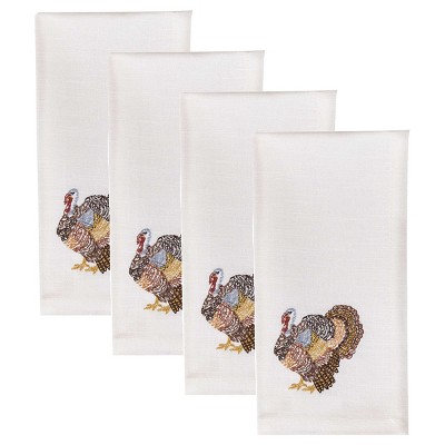Park Designs Park Designs Gobble Gobble Brown Napkin Set Of 4