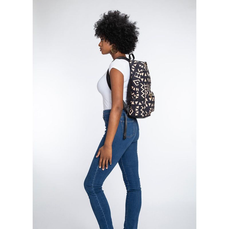 D'IYANU Unisex Dembe African Print Laptop 15" Backpack, 3 of 10