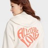 Women's Hooded Love Sweatshirt - A New day™ - image 4 of 4