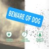 Unique Bargains Indoor Outdoor Yard Home Acrylic Self-adhesive Durable Beware of Dog Sign 3x9 Inch - 4 of 4