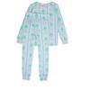RuffleButts Modal Blend Big Girls Ruffle Long Sleeve Pajama Set - 2 of 2
