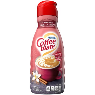 Coffee mate Cinnamon Vanilla Crème Coffee Creamer - 1qt