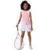 Girls Outdoor Sports Sleeveless Dress with Pockets Tennis Golf Outfit Athletic Sets - 4 of 4