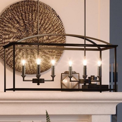 Urban Ambiance Luxury Mediterranean Chandelier,  16.5"H x 30.125"W,  Olde Bronze Finish, UHP2650