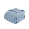 Sapphtopaz 66"W x 90"L Micro Fleece Blanket, Grid Pattern Cooling Blanket Twin Size, Anti-Pilling Throw Blanket for Bed, Twin Blanket - 4 of 4