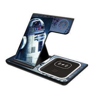 Keyscaper Star Wars R2-D2 Portrait 15-Watt 3 in 1 Charging Station - 1 of 4