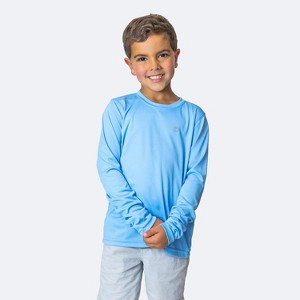 Vapor Apparel Youth UPF 50+ UV Sun Protection Solar Long Sleeve Rash Guard Swim Shirt - 1 of 4