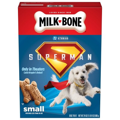 Milk-Bone Beef Flavor Superman Crunchy Dog Treat Biscuits - 24oz