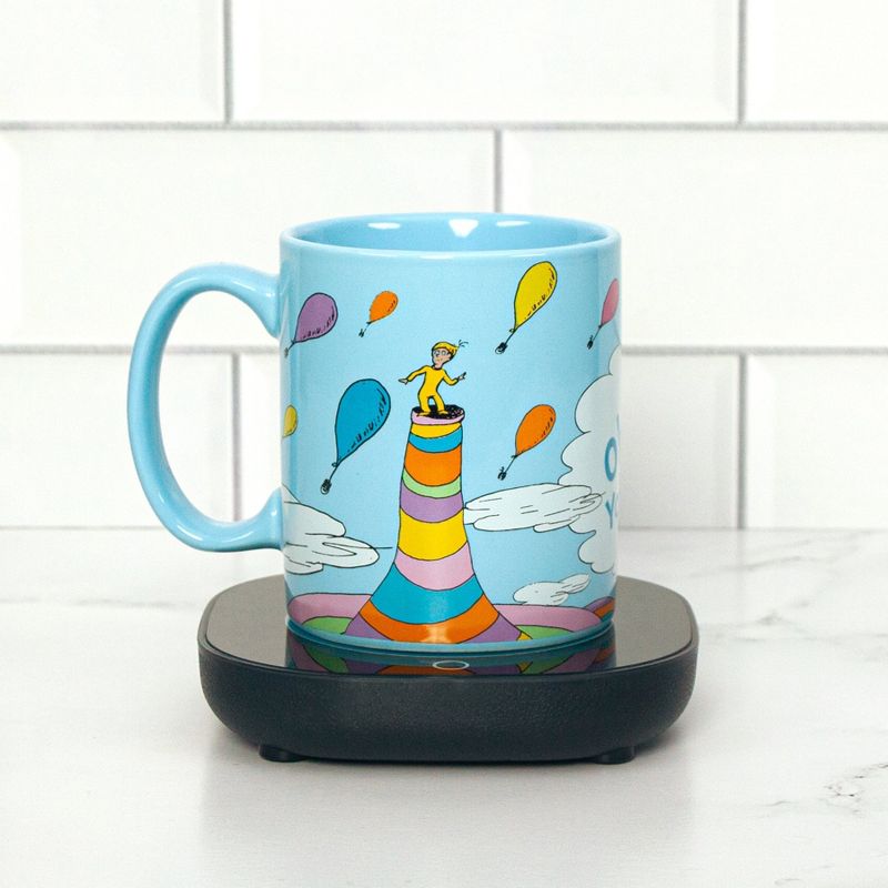 Uncanny Brands Dr. Seuss Oh, the Places You'll Go Mug with Warmer, 4 of 6