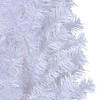 vidaXL 8ft Artificial Christmas Tree, White, PVC Material with Thick Realistic Branches, Stand Included, Suitable for Indoor & Outdoor Use - 4 of 4