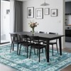 Area Rugs for Living Room - Machine Washable Non Slip Vintage Rugs, Low Pile Lightweight Chenille Print Rug for Bedroom, Dining Room, Home Office - 3 of 4