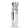 Pompeii3 1ct 3-Stone Marquise Diamond Engagement Ring 14K White Gold - 3 of 4