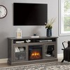 TIRAMISUBEST Entertainment Center with 18" Fireplace Insert TV Console Cabinet,TV Stand for 65 inch TV - 3 of 4