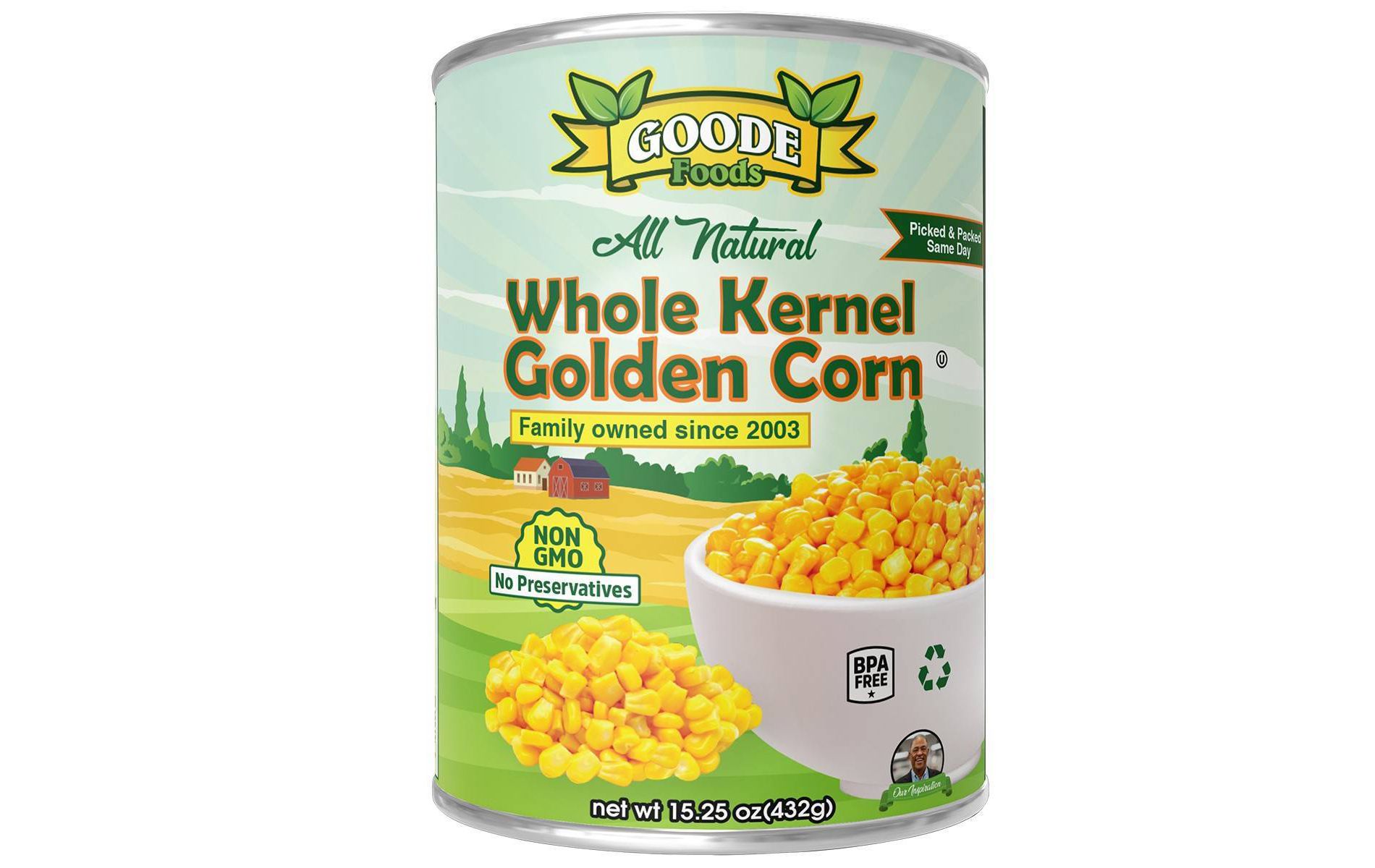 Goode Foods All Natural Whole Kernel Corn - 15.25oz