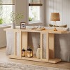 Hommoo Long Console Table with Acrylic Base - 4 of 4