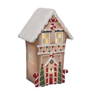Transpac Light Up Candy Shop Decorative Sculpture Multicolor Tabletop Christmas Decoration Battery Operated Indoor Holiday Decor - 1 of 1
