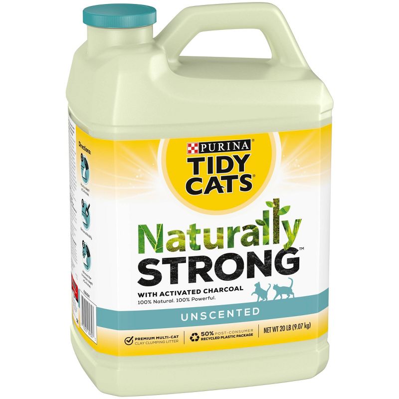 Tidy Cats Naturally Strong Clumping Cat Litter - 20lbs, 5 of 7
