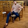 Campus Sutra Men Men's Brown Self-Design Buffalo Check Shirt - 3 of 3