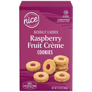 Nice! Cookies Raspberry Fruit Creme 10.6 oz - 1 of 3