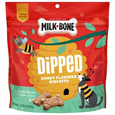 Milk bone Dipped Crunchy Dog Treat Biscuit With Peanut Butter
