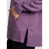RBX Active Women's Ultra Lightweight French Terry V-Neck Hoodie Tunic Sweatshirt with Pocket - 4 of 4