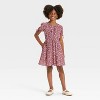 Girls' Short Sleeve Woven Dress - Cat & Jack™ - 3 of 3