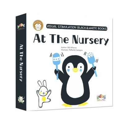 At the Nursery - (Black & White Books) by  S&s Alliance (Board Book)