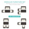 Best Choice Products 4-Piece Outdoor Wicker Patio Conversation Furniture Set w/ Table, Cushions - 2 of 4