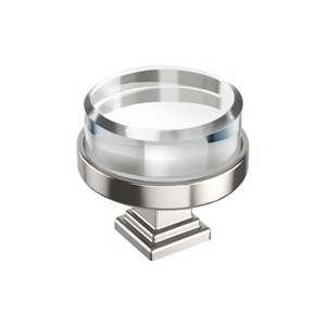 Amerock Glacio Round Cabinet or Furniture Knob - 1 of 3
