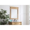 Elegant Lighting Wood frame mirror 28 inch x 36 inch in Antique Beige - 3 of 4