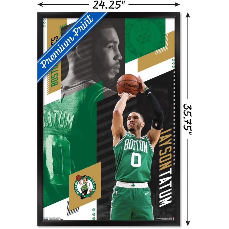 Trends International NBA Boston Celtics - Jayson Tatum 19 Framed Wall Poster Prints, 3 of 7