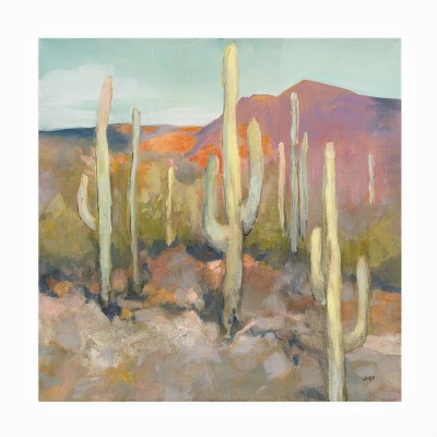 High Desert Landscape Outdoor Canvas Print 14 x 14