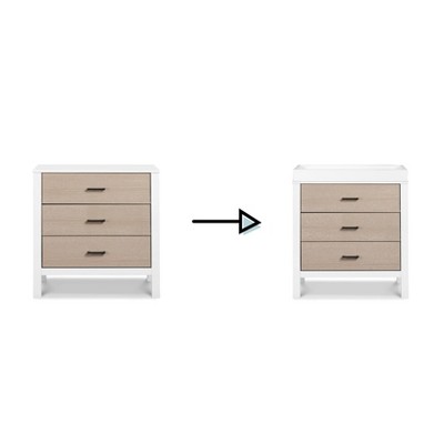 Coastwood White Farmhouse 3-Drawer Nursery Dresser