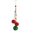 Sleigh Bell Drop Ornament Set – 13.5"H Traditional Christmas Hanging Ornaments (Set of 6) Iron/Plastic Holiday Accents by Melrose - 2 of 3