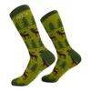 Crazy Dog Men's Meese Socks Funny Sarcastic Moose Graphic Novelty Footwear for Men - 2 of 4