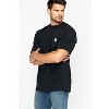 Carhartt Men's Loose Fit Heavyweight Logo Pocket Work T-Shirt - K87WHT - 4 of 4