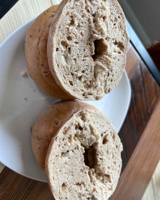 SD Raisin Rye Bagels, Using Romertopf + Braun 5-in-1