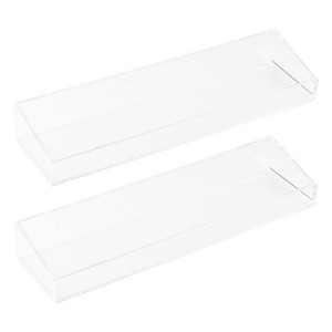 Unique Bargains Acrylic Waterproof Bathroom Floating Shelf 15 x 4 x 2 Inch - 1 of 4