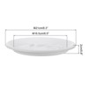 Unique Bargains Home Garden Office PP Resin Plant Saucer 4 Pcs - 2 of 4