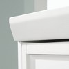 Craft Pro Series Hutch White - Sauder: Adjustable Shelf, Pegboard Back, Enclosed Cord Access - 3 of 4