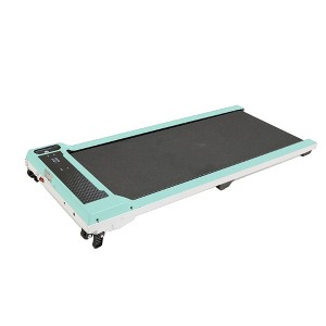 Naysaye Treadmill with Compact Design Supports 242lbs Capacity for Home Office Fitness, Blue, 49.2"*20.47"*4.92" - 1 of 4