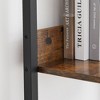 Narrow Bookcase 4-Tier Ladder Shelf for Livingroom - 3 of 4