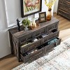 NicBex Farmhouse 8 Drawers Dresser Wood Rustic Wide Chset of Drawers Closet Organizers and Storage for Bedroom, Living Room, Hallway - 3 of 4