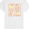 Men's - Spongebob Squarepants - Cute Face Grid Short Sleeve Graphic T-Shirt - 2 of 4