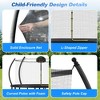 12/14/16FT Trampoline with Basketball Hoop, Enclosure net, Curved Poles & Ladder, Round Outdoor Trampoline for Kids and Adults - ModernLuxe - 4 of 4