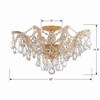Crystorama Lighting Maria Theresa 5 - Light Semi-Flush Mount in  Polished Chrome - 4 of 4