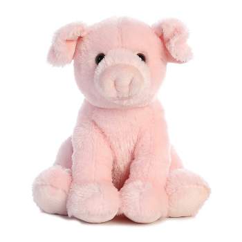 Aurora Medium Pig Cuddly Stuffed Animal Pink 12"