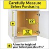LunaLulinlk 11"W x 21"D Pull Out Pot and Pan Holder, Slide Out Organizer for Under Kitchen Cabinet, Chrome - 4 of 4